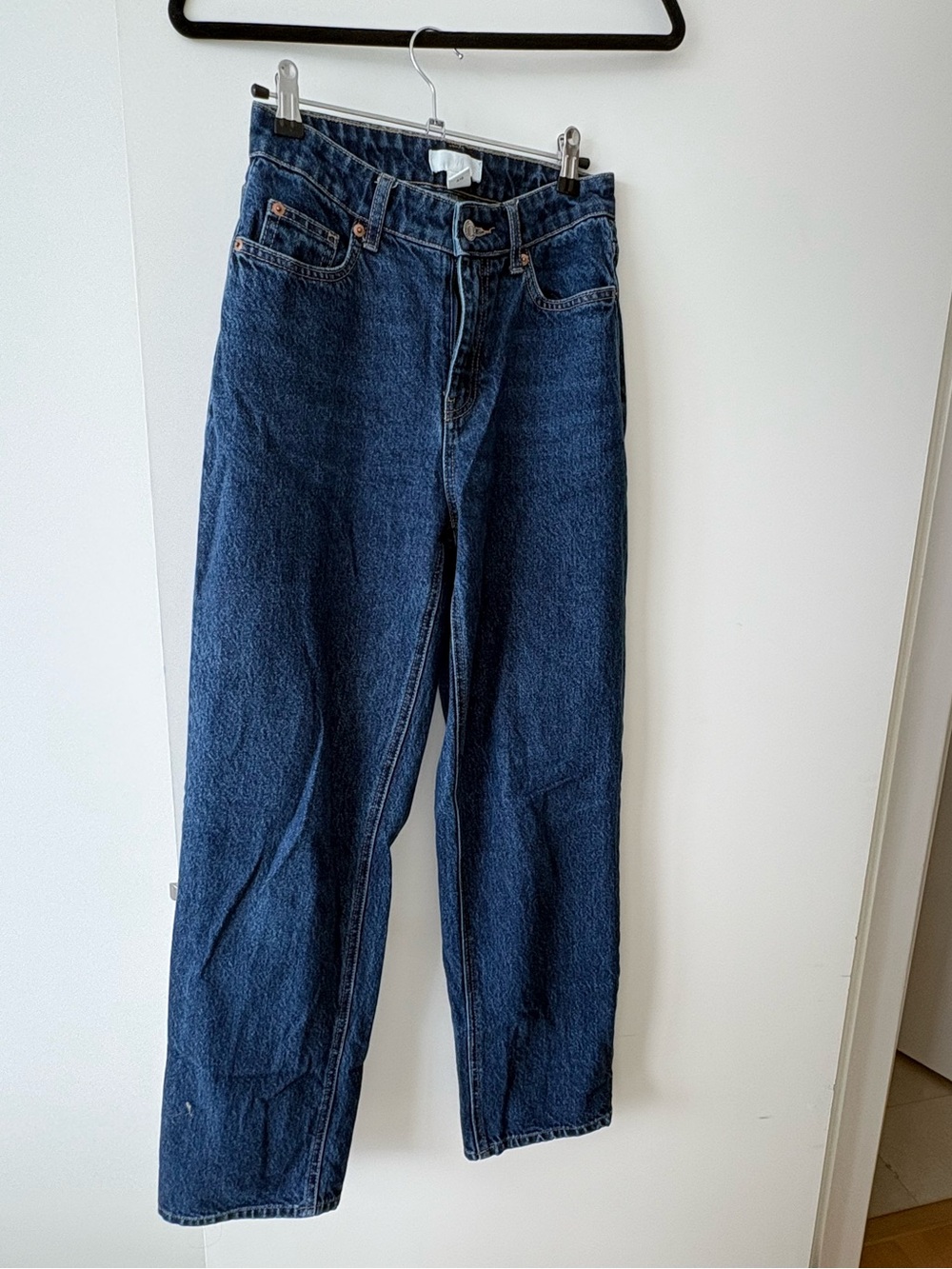 H&M Relaxed Dark Blue Denim Jeans